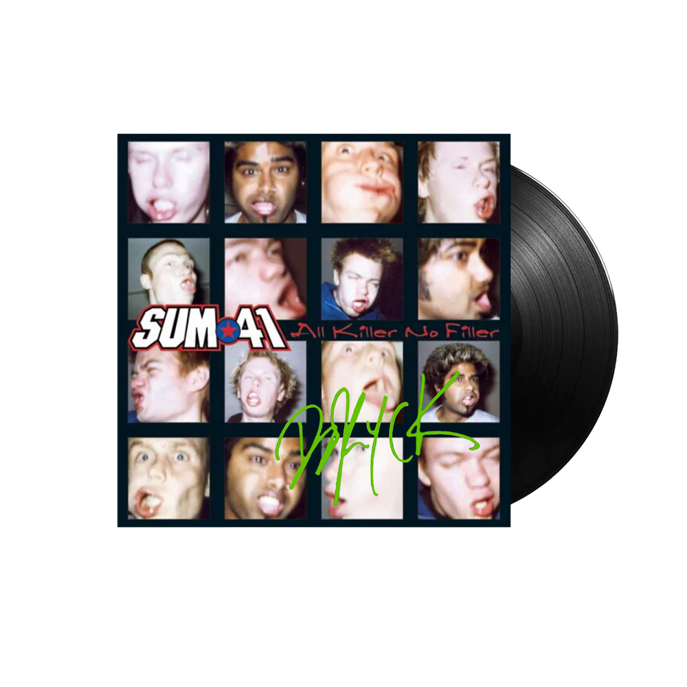 Sum 41 All Killer No Filler signed Vinyl