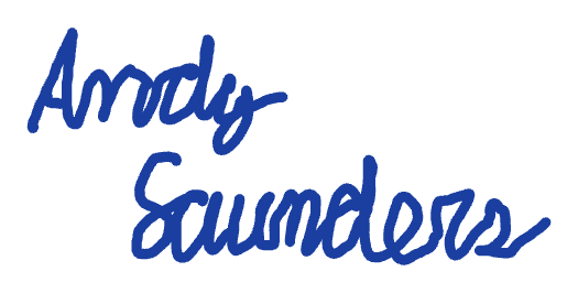 Andy Saunders &mdash; signature