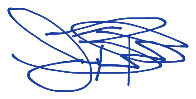 John Booth — signature