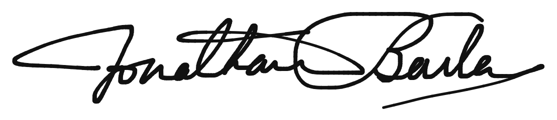 Jonathan Barber — signature