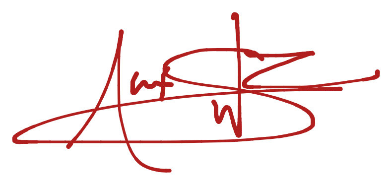 Al Wertz — signature