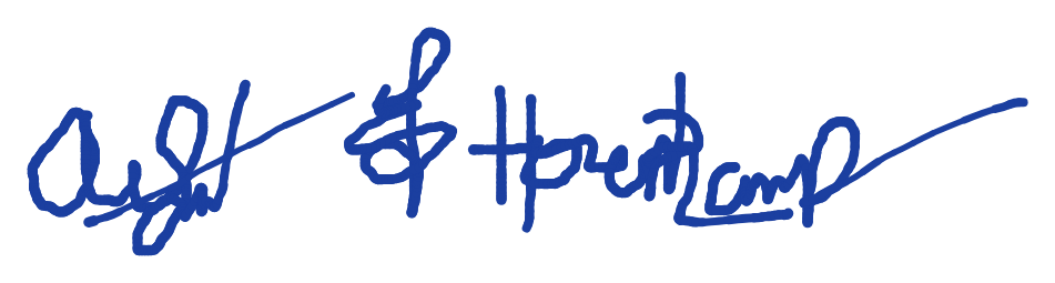 Austin Horenkamp — signature