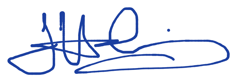 James Harding — signature