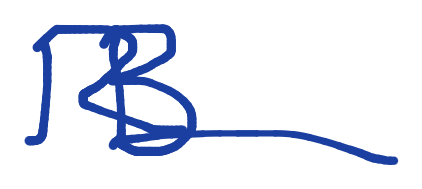 Robert Brown — signature