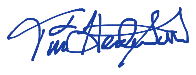 Tim Henderson — signature