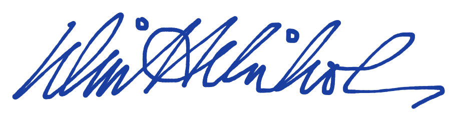 Wait Nichol &mdash; signature
